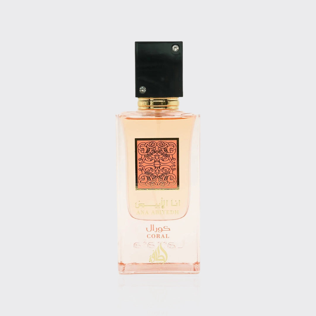 Lattafa Ana Abiyedh Coral For Unisex Eau De Parfum Spray, 2.0 Ounce